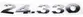LOGO TIPO ADESIVO DIANTEIRO 24-330 - VOLKSWAGEN - 2T2854431N